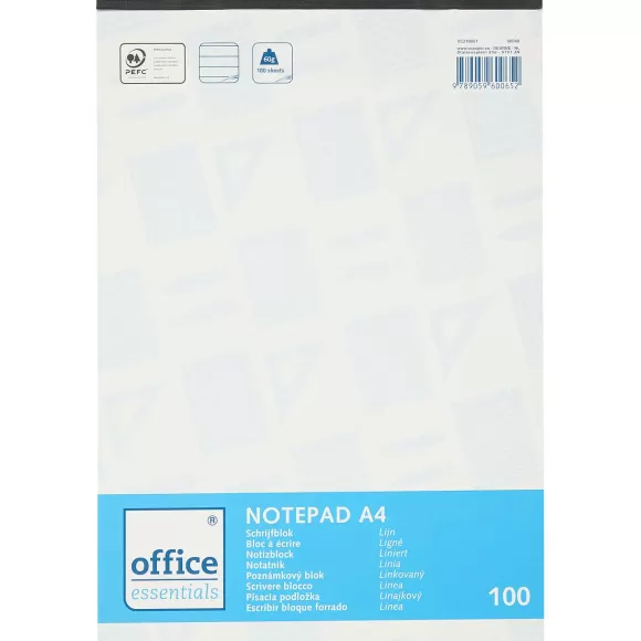 Office Essentials Papier & Schriften> Schrijfblok A4