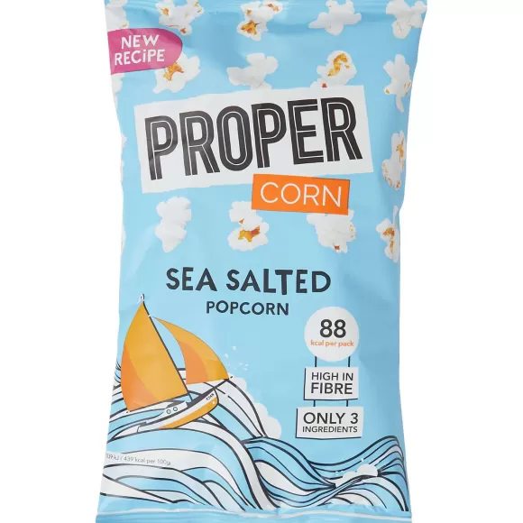 Proper Crisps Noten & Snacks> Gezouten Popcorn