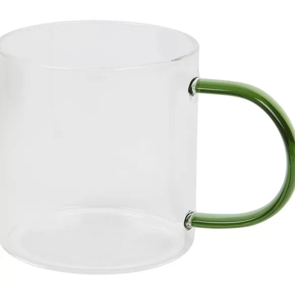 Merk Servies>Theeglas Met Gekleurd Oor