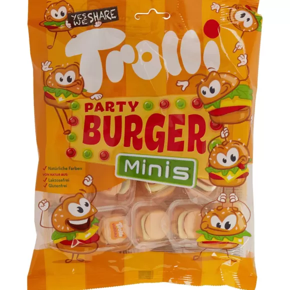 Trolli Drop & Snoep> Party Burger Mini'S